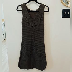 Athleta Charcoal Crotchet Dress